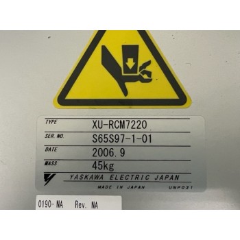 YASKAWA XU-RCM7220 300mm Wafer Transfer Robot